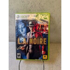 L.A. Noire Xbox 360 CIB Tested Working Complete 3 Discs w/ Manual Rockstar